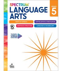 Cover image for Spectrum Language Arts Workbook, Grade 5