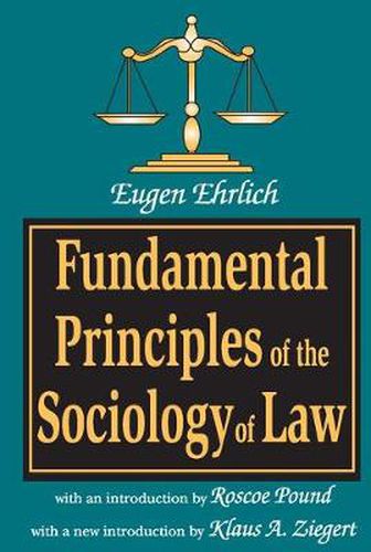 Cover image for Fundamental Principles of the Sociology of Law