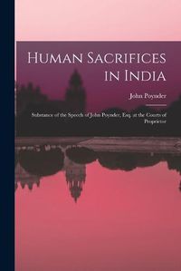 Cover image for Human Sacrifices in India