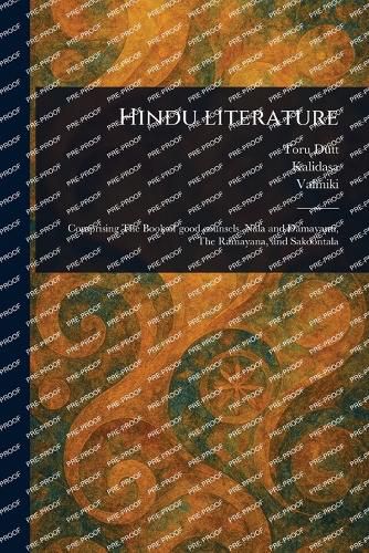 Cover image for Hindu Literature