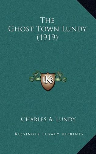 Cover image for The Ghost Town Lundy (1919)