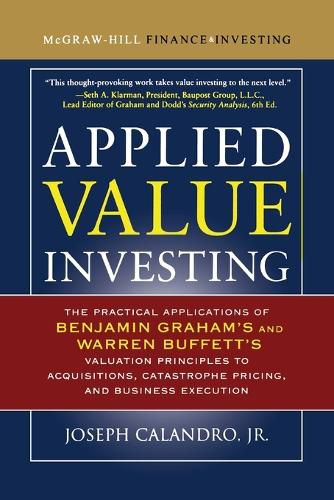 Cover image for Applied Value Investing (Pb)