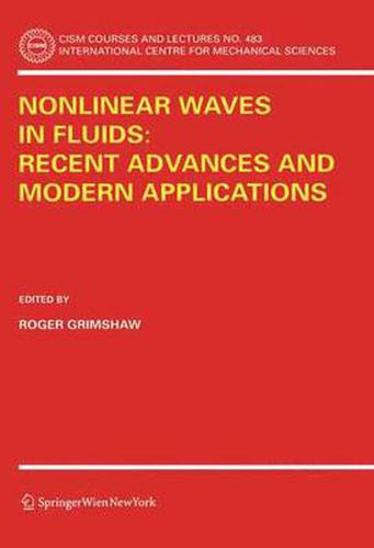 Cover image for Nonlinear Waves in Fluids: Recent Advances and Modern Applications