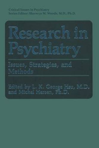 Cover image for Research in Psychiatry: Issues, Strategies, and Methods