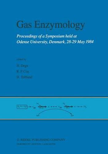 Cover image for Gas Enzymology: Proceedings of a Symposium held at Odense University, Denmark, 28-29 May 1984