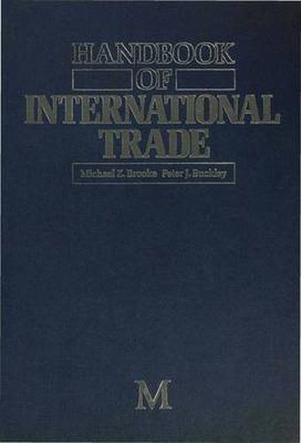 Handbook of International Trade