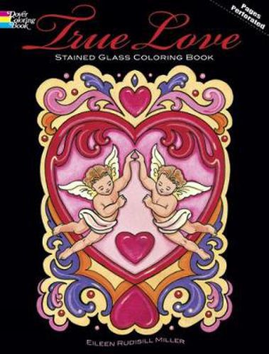 True Love: Stained Glass Coloring Book