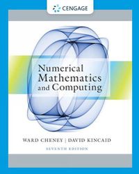 Cover image for Numerical Mathematics and Computing