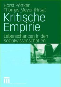 Cover image for Kritische Empirie: Lebenschancen in den Sozialwissenschaften. Festschrift fur Rainer Geissler