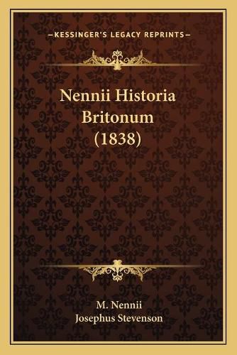 Cover image for Nennii Historia Britonum (1838)