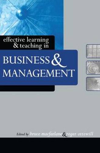 Cover image for Effective Learning and Teaching in Business and Management