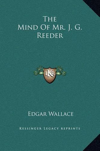 Cover image for The Mind of Mr. J. G. Reeder