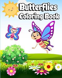 Cover image for Butterflies Coloring Book