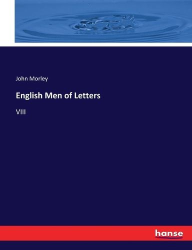 Cover image for English Men of Letters