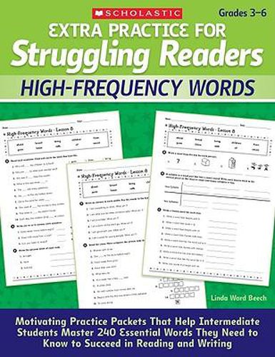 Cover image for High-Frequency Words, Grades 3-6