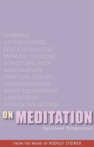 Cover image for On Meditation: Spiritual Perspectives