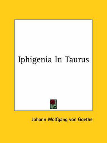 Cover image for Iphigenia in Taurus