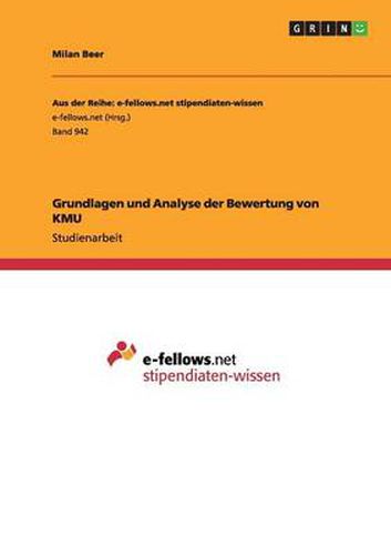 Cover image for Grundlagen und Analyse der Bewertung von KMU