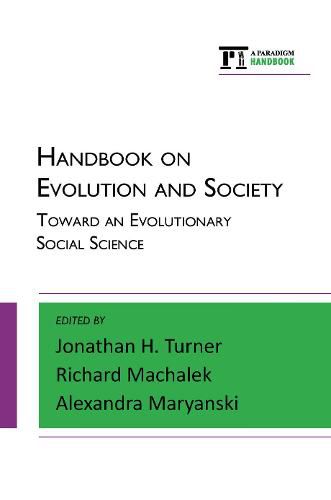 Cover image for Handbook on Evolution and Society: Toward an Evolutionary Social Science