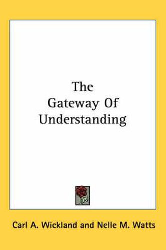 Cover image for The Gateway of Understanding