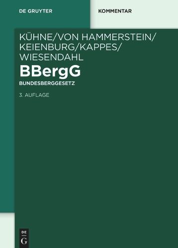 Cover image for Bbergg Bundesberggesetz
