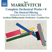 Cover image for Markevitch Orchestral Works Vol 8