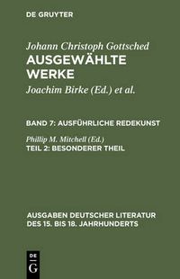 Cover image for Ausfuhrliche Redekunst. Besonderer Theil