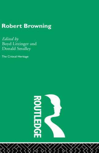 Cover image for Robert Browning: The Critical Heritage