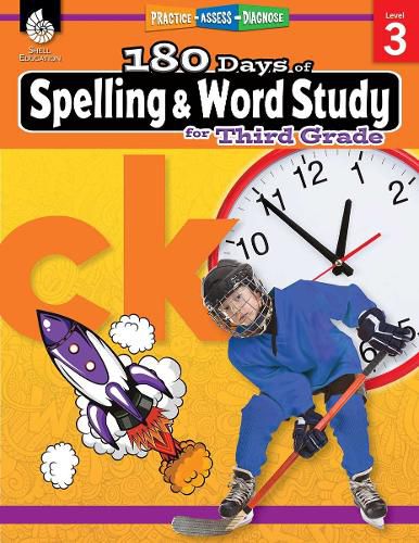 Cover image for 180 Days of Spelling and Word Study for Third Grade: Practice, Assess, Diagnose