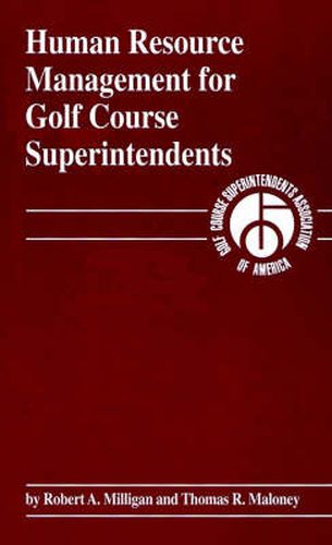 Cover image for Human Resource Management for Golf Course Superintendents
