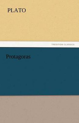 Cover image for Protagoras