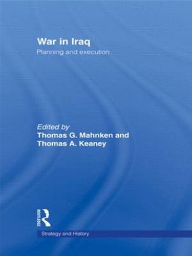 Cover image for War in Iraq: Planning and Execution