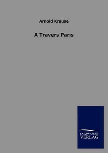 Cover image for A Travers Paris