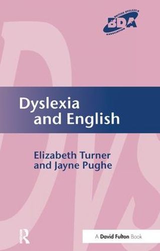 Cover image for Dyslexia and English