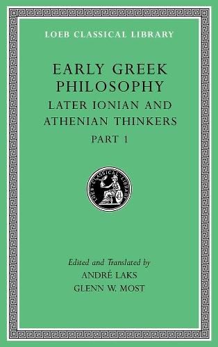 Cover image for Early Greek Philosophy