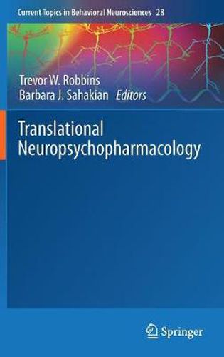 Cover image for Translational Neuropsychopharmacology