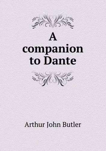 Cover image for A Companion to Dante