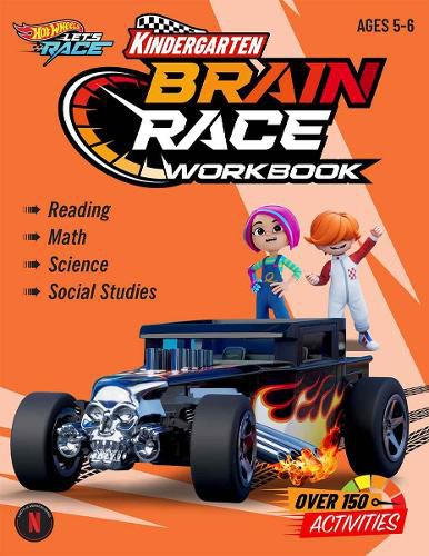 Cover image for Hot Wheels Brain Race Kindergarten Workbook