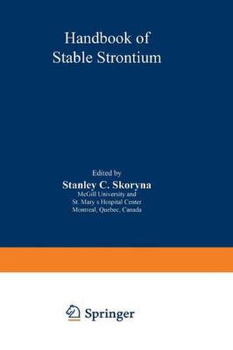 Cover image for Handbook of Stable Strontium
