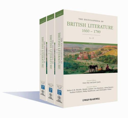 Cover image for The Encyclopedia of British Literature: 1660 - 1789 3 Volume Set