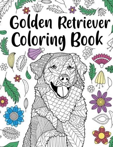 Cover image for Golden Retriever Coloring Book