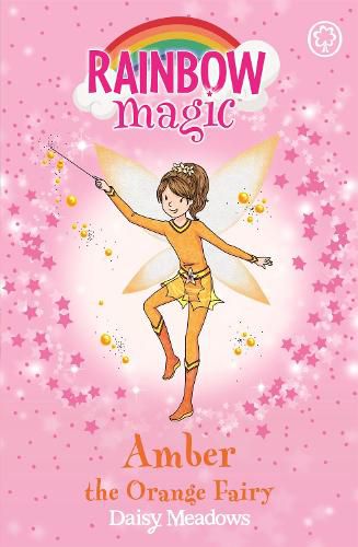 Cover image for Rainbow Magic: Amber the Orange Fairy: The Rainbow Fairies Book 2