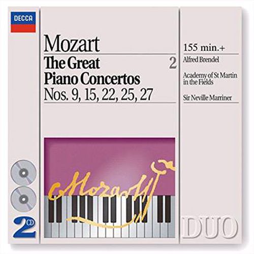Mozart Great Piano Concertos 9 15 22 25 27
