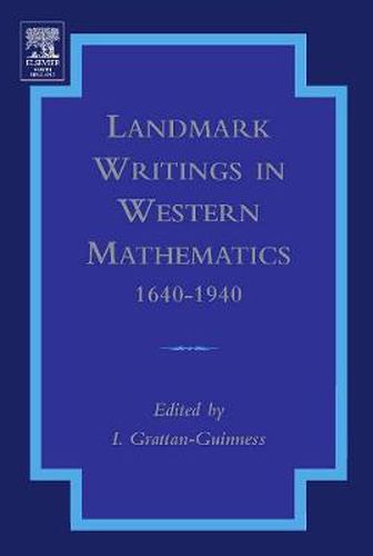 Cover image for Landmark Writings in Western Mathematics 1640-1940