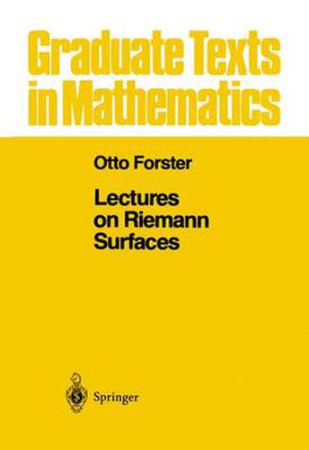 Cover image for Lectures on Riemann Surfaces