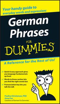 Cover image for German Phrases For Dummies