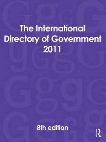 Cover image for The International Directory of Government 2011