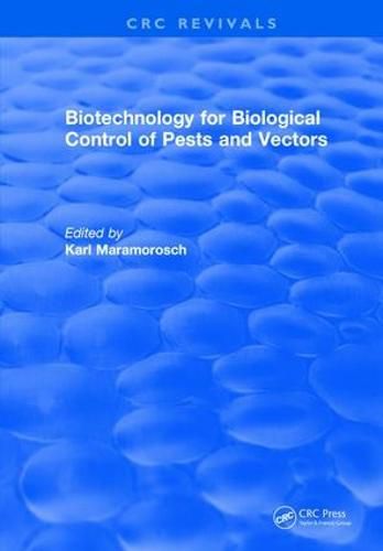 Cover image for Biotechnology for Biological Control of Pests and Vectors