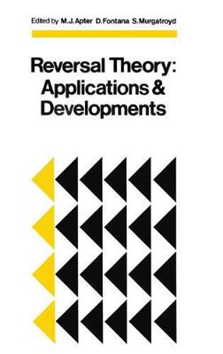 Cover image for Reversal Theory: Applications and Development