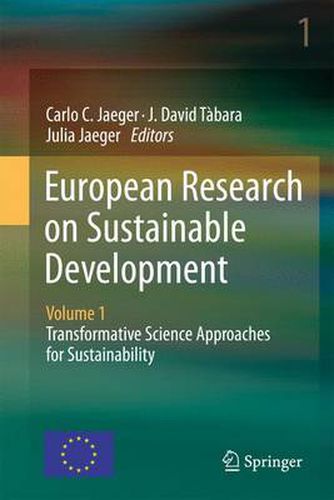 Cover image for European Research on Sustainable Development: Volume 1: Transformative Science Approaches for Sustainability